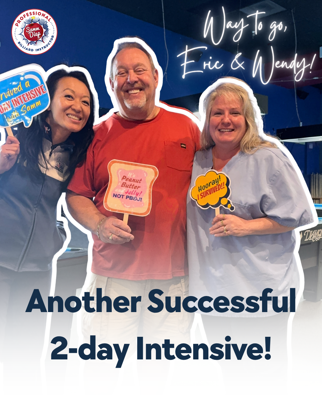 Way to go, Eric & Wendy!